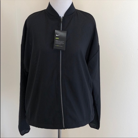 NEW Nike Flex Bliss black Training Jacket windbreaker - Picture 2 of 8